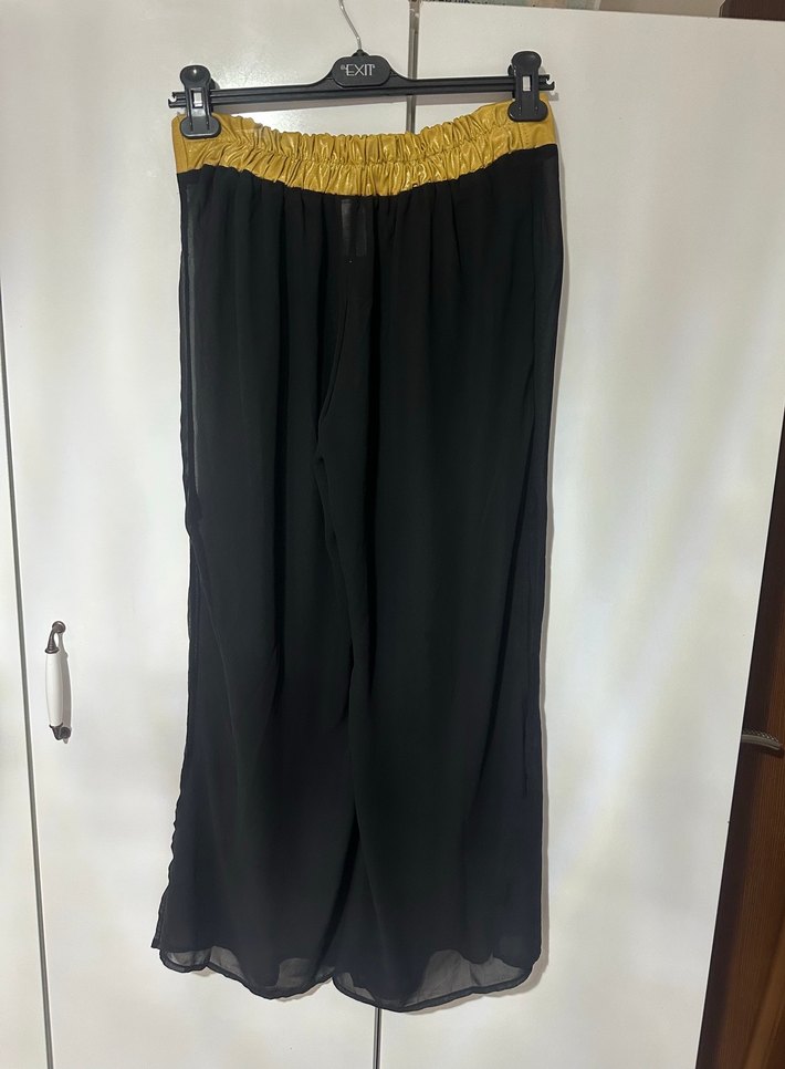 Siyah Salaş Uzun şifon pareo - Görsel 3