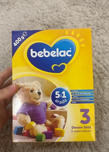 Bebelac 3 Devam Sütü 400g Sarı
