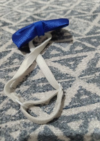 Mavi Erkek papyon - Görsel 2