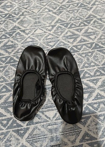 Siyah Lastikli unisex Çocuk Ayakkabı pisi pisi - Görsel 2