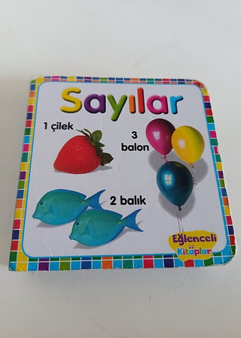 Renkli Sayılar Eğitici Kitap