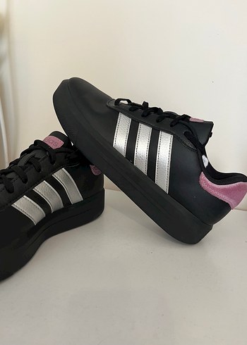 Kadın Siyah Platform Spor Ayakkabı - Görsel 5