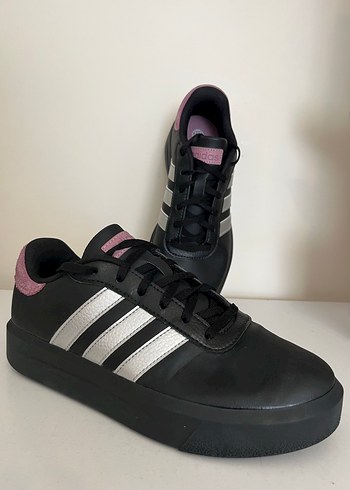 Adidas Kadın Siyah Platform Spor Ayakkabı