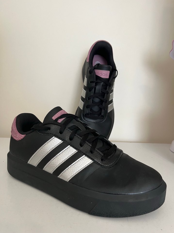 Kadın Siyah Platform Spor Ayakkabı - Görsel 2