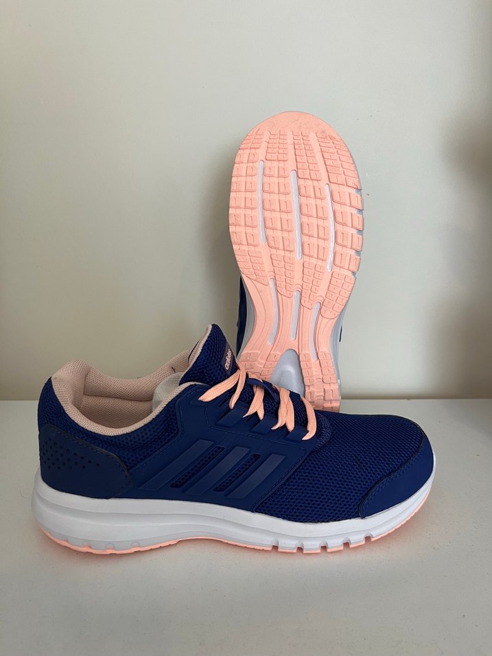 Lacivert Renkli Bağcıklı Adidas Spor Kadın Sneaker - Görsel 3