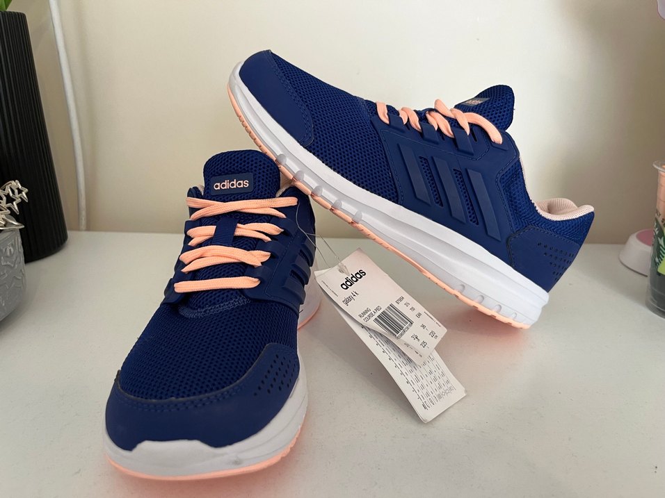 Lacivert Renkli Bağcıklı Adidas Spor Kadın Sneaker - Görsel 4