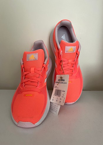 Kadın Turuncu Adidas Spor Ayakkabı - Görsel 4