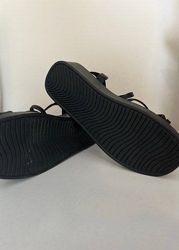 Catwalk Junkie Siyah Platform Topuklu Kadın Sandalet