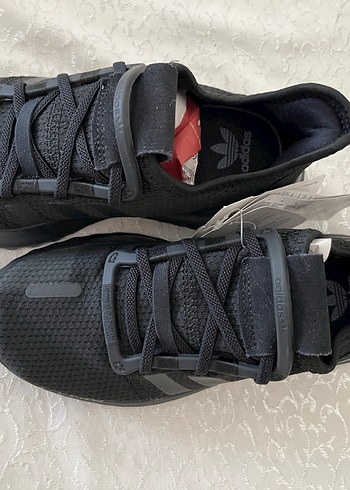 Siyah çocuk Spor Ayakkabı Velcro Detaylı - Görsel 3