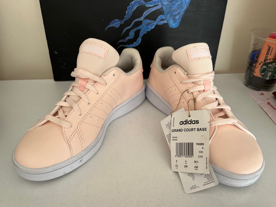 Adidas Kadın Pembe Spor Ayakkabı Velcro Bağcıklı - Görsel 4