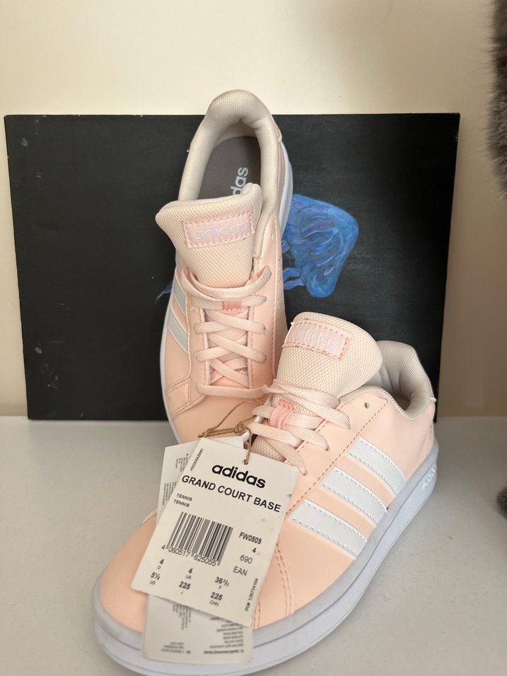 Adidas Kadın Pembe Spor Ayakkabı Velcro Bağcıklı - Görsel 2