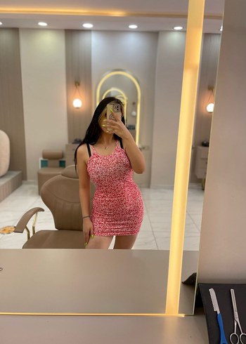 Pembe Askılı Mini Elbise
