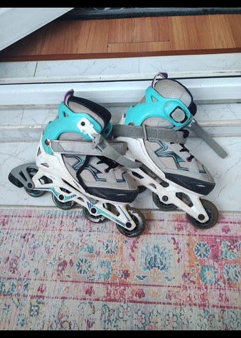 Turkuaz Bağcıklı Paten
