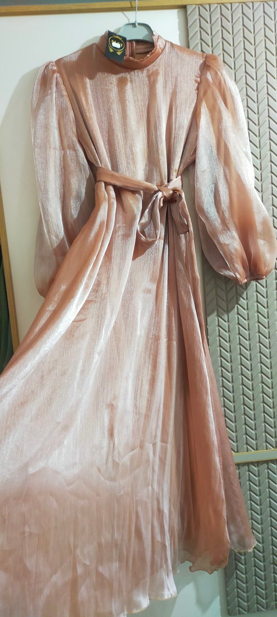 tesettür şık elbise - Görsel 2