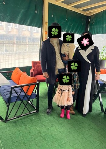 Siyah Drapeli Uzun Kadın Elbise - Görsel 6