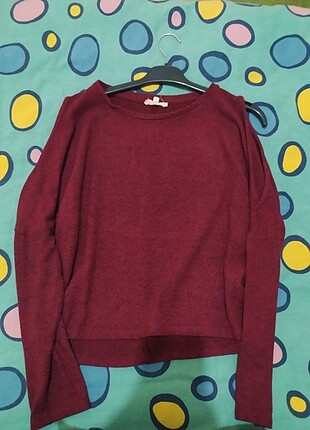 l Beden bordo Renk Bluzz