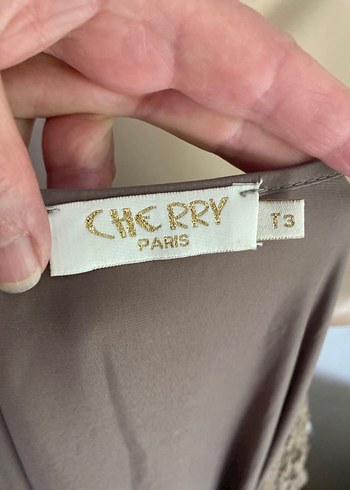 Yağ Yeşili Vintage Dantel Detaylı Elbise - Görsel 7