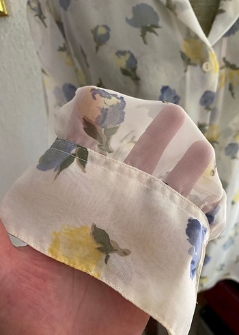 Yargıcı Vintage transparan gömlek - Görsel 3