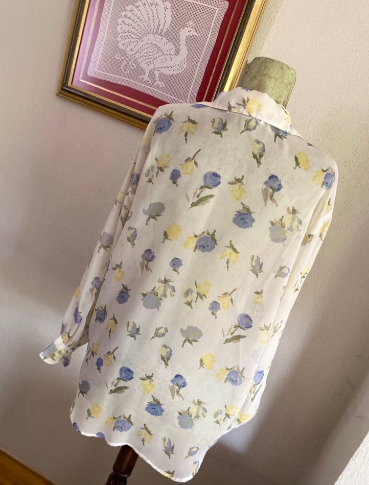 Yargıcı Vintage transparan gömlek - Görsel 2