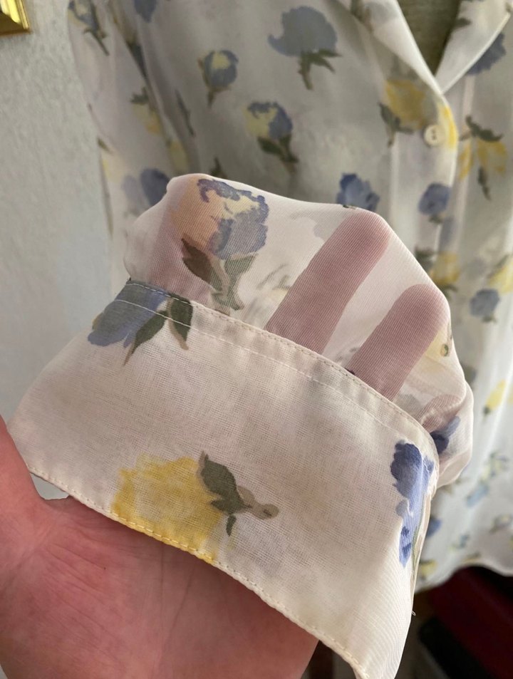 Yargıcı Vintage transparan gömlek - Görsel 3