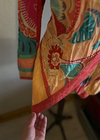 Vintage Aynalı Uzun Kollu Bohem Gömlek - Görsel 6