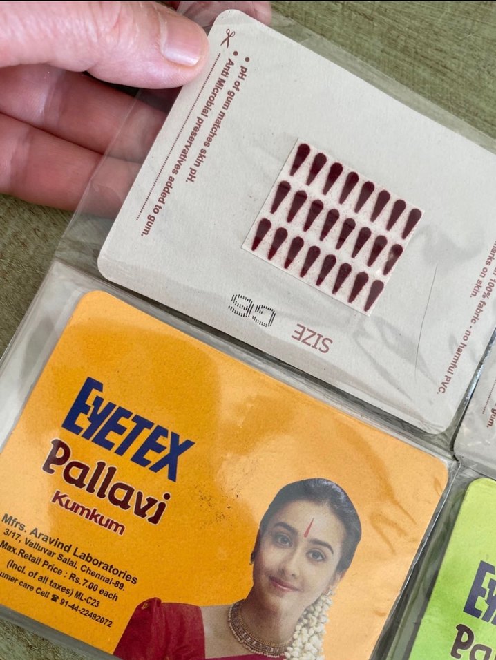 Hindistandan Orijinal Bindi - Görsel 4