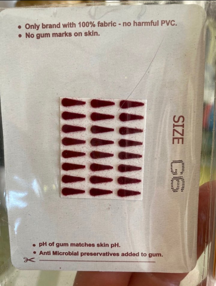 Hindistandan Orijinal Bindi - Görsel 5