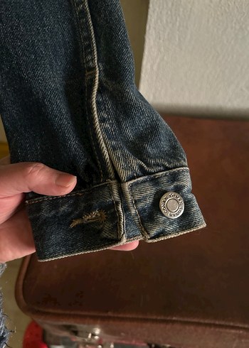 Denim Vintage Kot Ceket - Görsel 3