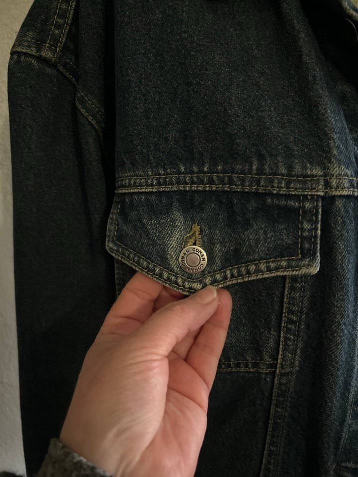 Denim Vintage Kot Ceket - Görsel 2