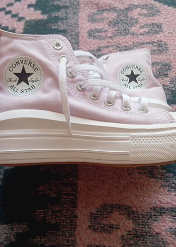 Converse Pembe Platform Topuklu Kadın Spor Ayakkabı
