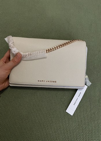 Marc Jacobs Beyaz Deri Kadın Çapraz Çanta