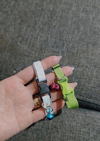 Renkli Çanlı Kedi Boyun Tasması - Görsel 3