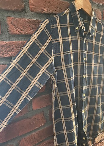 Düğmeli Erkek-Kadın Denim Gömlek - Görsel 5