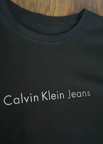 Calvin Klein Erkek-Kadın Siyah Tişört