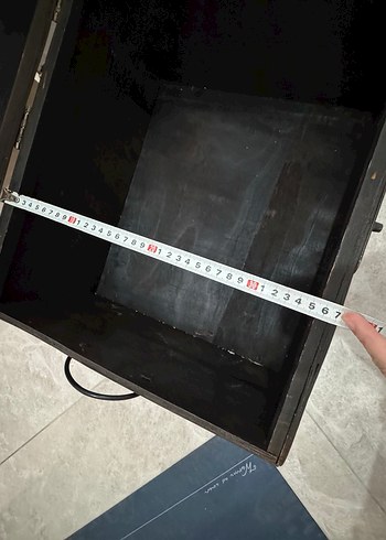 Kahverengi vintage mini sandık - Görsel 6