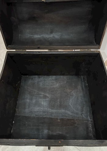 Kahverengi vintage mini sandık - Görsel 3