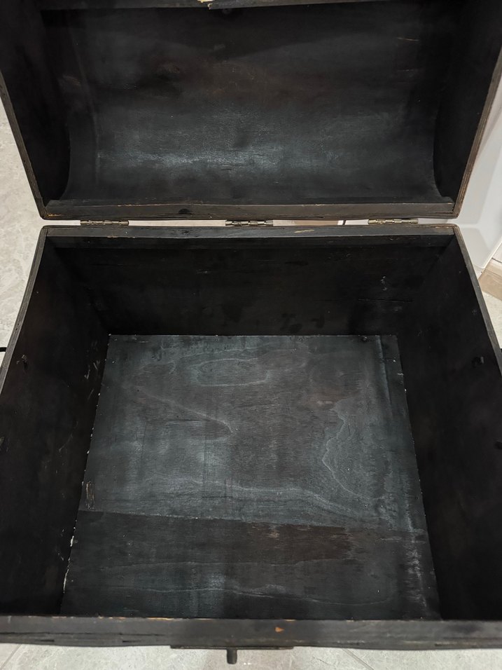 Kahverengi vintage mini sandık - Görsel 3