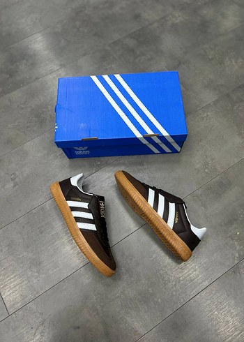 40 Beden Adidas Kahverengi Spor Ayakkabı Velcro Bantlı