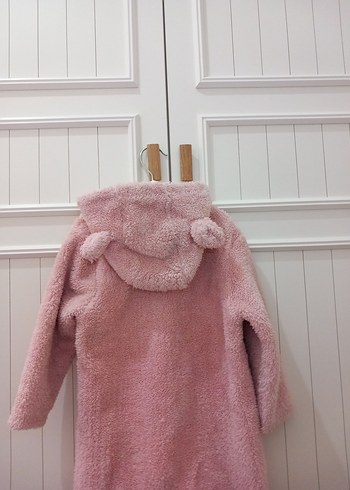 LC Waikiki Pembe Peluş Bebek Kışlık Tulum