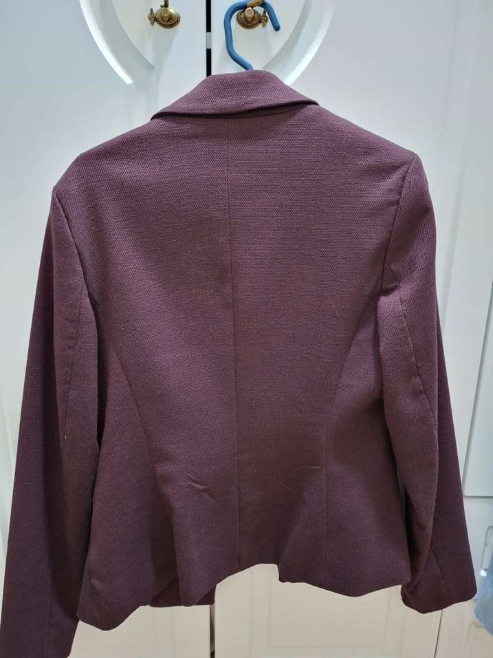 Bordo Kadın Blazer Ceket - Görsel 3