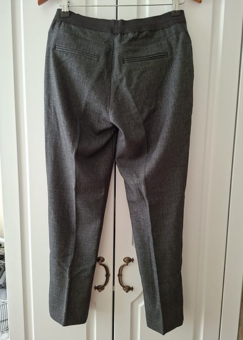 Lcw Gri Kadın Kumaş Pantolon Pilili - Görsel 2