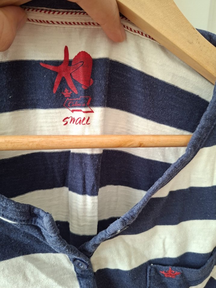 Colins Çizgili Uzun Kollu Pamuklu Kadın Gömlek - Görsel 3