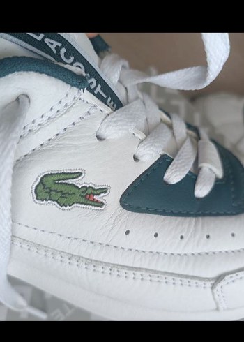 40 Beden Lacoste Beyaz yeşil Spor Ayakkabı