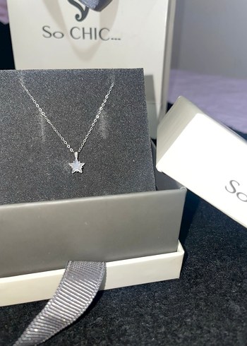 So Chic Modern Klasik Parlak Yıldız Kolye