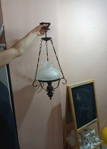 Beden Antika Zincirli Sarkıt Lamba