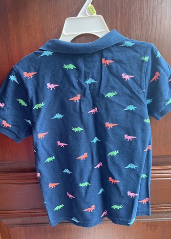 LCW Erkek Çocuk Çok Renkli Dinozor Desenli Polo Tişört - Görsel 2