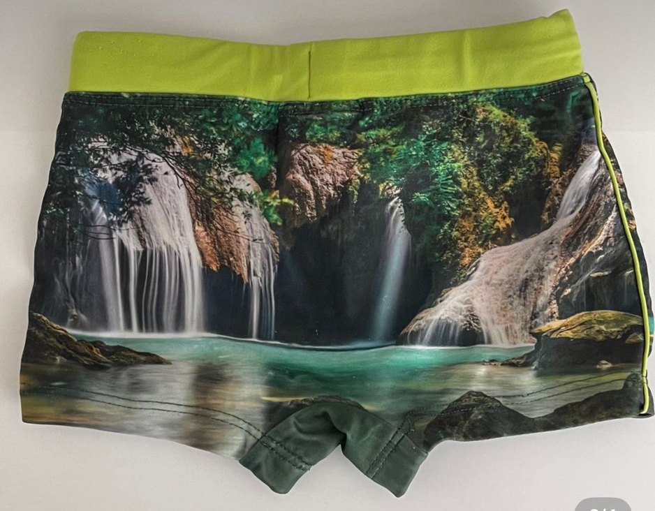 LCW Renkli Dinozor Baskılı Erkek Çocuk Mayo - Görsel 2