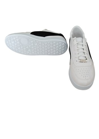 Beyaz Siyah Erkek Spor Ayakkabı - Görsel 4