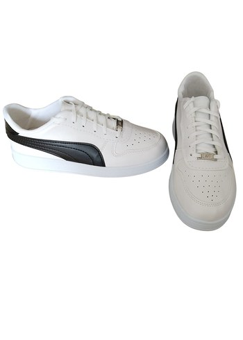 Beyaz Siyah Erkek Spor Ayakkabı - Görsel 3