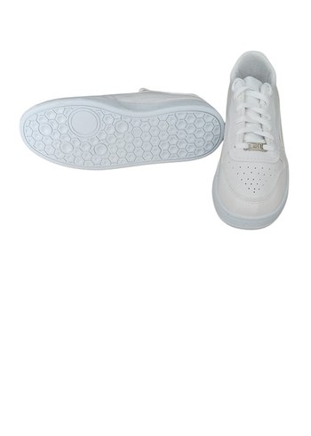 Beyaz Erkek Spor Ayakkabısı Wedge Topuklu - Görsel 2